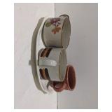 (H) Lot of Stoneware mugs and serving dish