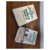 (H) WW II and Vietnam history books