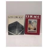 (H) Hardback Chicago Books, "Lost Chicago" and