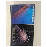 (H) Hardback books Coral Kingdom and Living