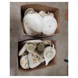 (AK) Hall quality dinnerware set. Some chips