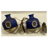 Set Of 2 Vintage Pabst Beer Lighted Plastic