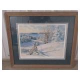 (AY) Framed Sledding Hill by Charles Peterson