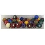 (AH) Lot of 1 1/2" Pool Balls