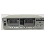 (AH) Sanyo Stereo Double Cassette Tape Deck Model
