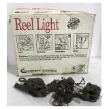 (AO) Lot w/ Reel Light, Chain and Pulley