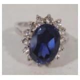 (AN) Sterling ring weighs 6.8 grams