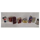 (AN) lot w/ Vtg. lighters Bakelite, Brass & Advert