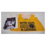 (AN)  Vtg. # 17 Notre Dame DE Lourdes Reversible