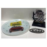 (R) Scale Hemi Dragster Engine, Drive In Plate,