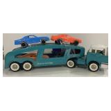 (AG) Vintage Structo Auto Haul Transport Truck