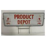 (I) Vintage Product Depot Sign. 12" x 20"