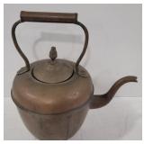 (Y)  Vtg. Copper Teapot/ Kettle