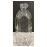 (T) Glass Milk Jug 9" tall