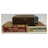 (T) Vintage Cigar Boxes