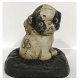 (AG) Vintage Hubley Cast Iron Puppo Still Bank