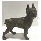 (AG) Antique French Bulldog Cast Iron Door Stop