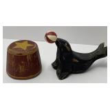 Vintage Wolf Creek Folk Art Circus Seal &