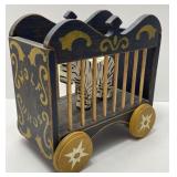 Vintage Wolf Creek Folk Art Circus Wagon with