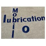 Vintage Mobil Lubrication Porcelain Letters