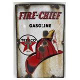 Early Texaco Fire Chief Gasoline Porcelain Pump