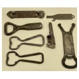 Lot Of Vintage Advertising Bottle Openers