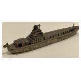 Vintage Mitsui OSK Lines Metal Ship Paperweight
