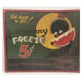 Hendlers Ice Cream Picaninny Freeze Embossed Tin