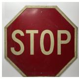 Vintage Embossed Frame Heavy Metal Stop