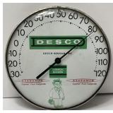 Vintage DESCO Chemicals Convex Glass Adv