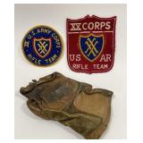 Vintage US Army Corps Rifle Team Patches &