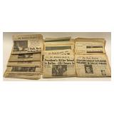 Vintage Historic Fort Wayne Indiana Newspapers &