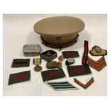 Lot Of Vintage Military Patches / Medals & More