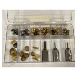 Lot Of Vintage US Military Buttons & More