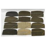 Lot Of 12 Vintage Military Garrison Caps