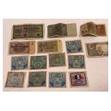 Lot Of WWII Military Currency / Vintage German