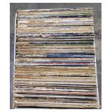 Box of LP Vinyl Records