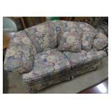 (AK) Berne Furniture Floral Love Seat measuring