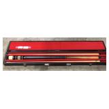 (AN) Meucci shaft pool cue in case