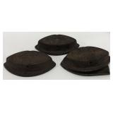 (AN) lot of 3 Asbestos sad irons