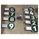 (AN) Lot of 4 Nylowood golf club heads and golf