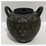 (AN) Wilhelm Schiller & Son Austria Majolica pot