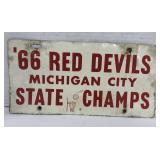 (AH) 1966 Red Devils Michigan city state champs