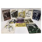 (AH) lot of vintage Purdue basketball magazines