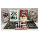 (AH) assorted vintage football programs