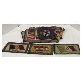 (AH) Lot of quilt squares with assorted country