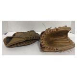 (AH) MacGregor left hand catchers mitt and