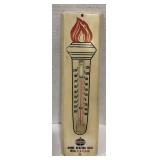 (AH) Standard oil thermometer sign