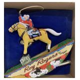 (AG) Vintage Roy Rogers & Trigger Wind-Up Tin Toy