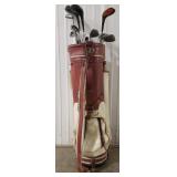 (AE) Golf Clubs w/ Wilson Bag Umbrella